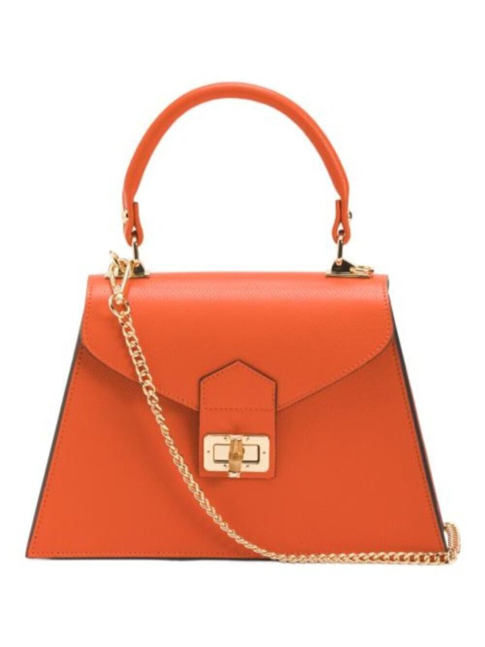 CHEVAL Made In Italy Leather Crocodile Satchel